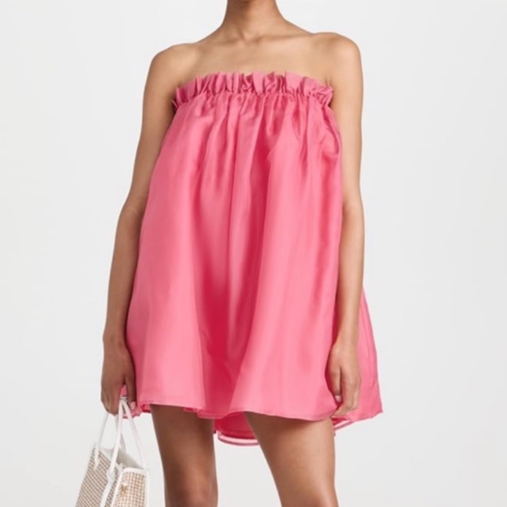Caroline Constas Martina strapless babydoll dress